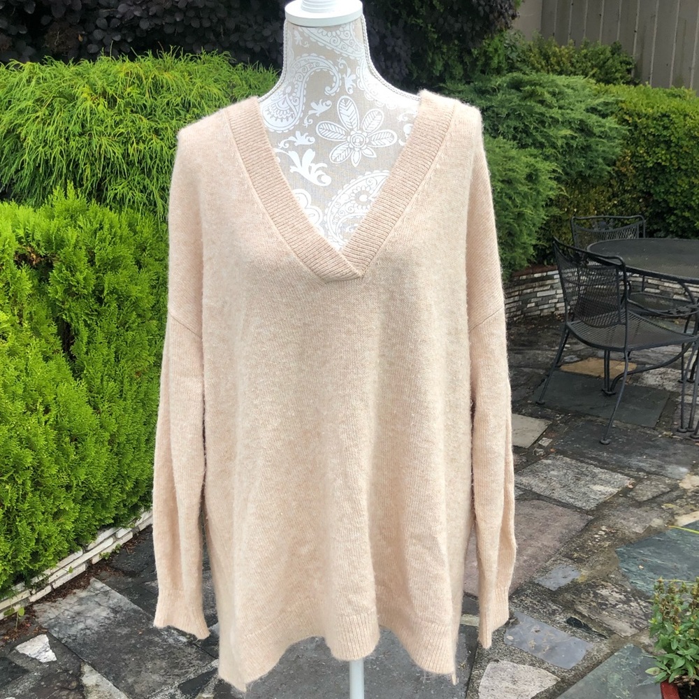 H&M Oversized Cozy V-Neck Sweater
